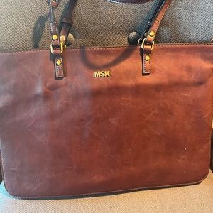 Women’s purple slim briefcase